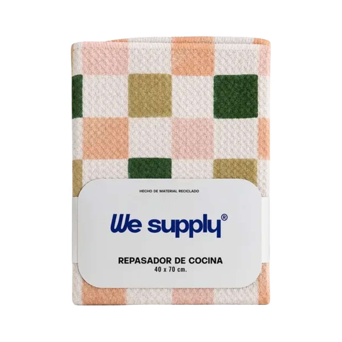 Repasador waffle Checkers 40 x 70 cm