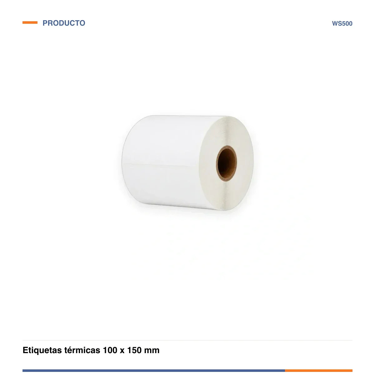 Etiquetas térmicas 100 x 150 mm