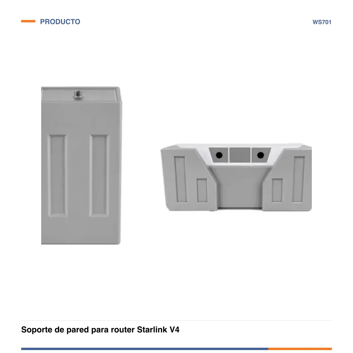 Soporte de pared para router Starlink V4