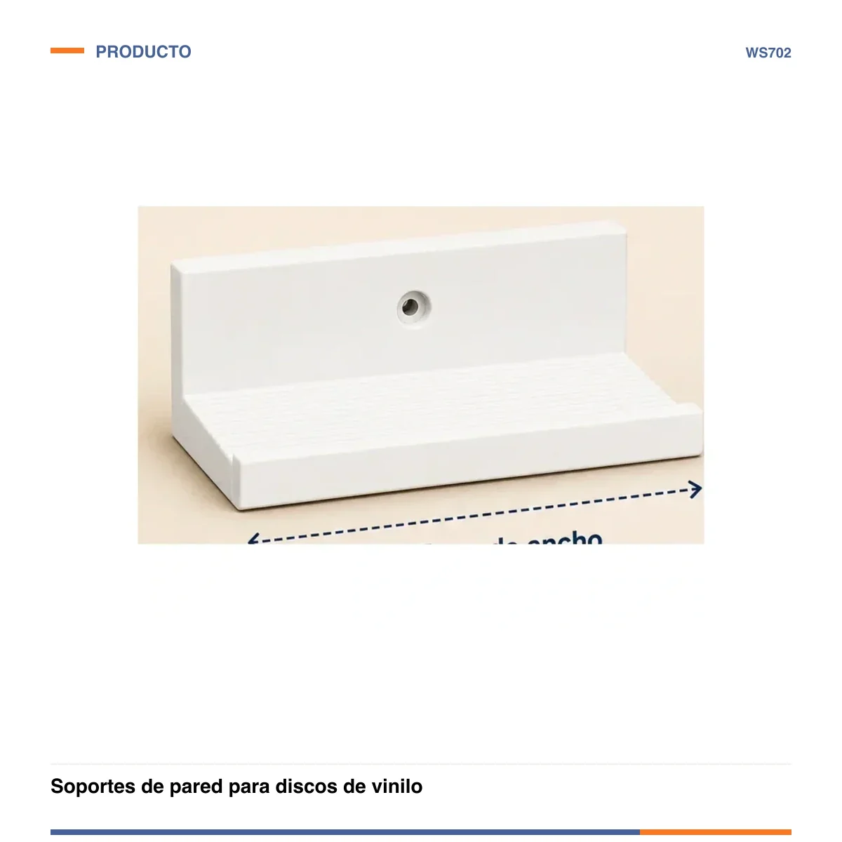 Soportes de pared para discos de vinilo